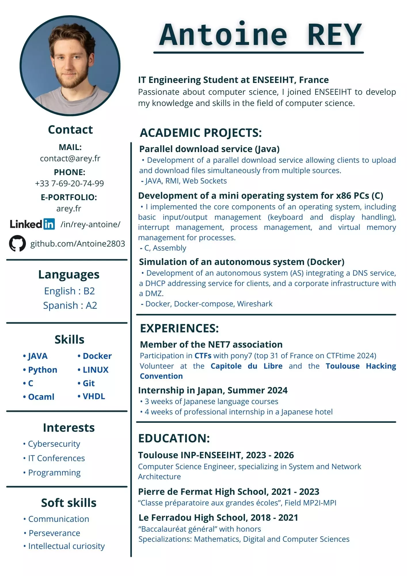 My CV